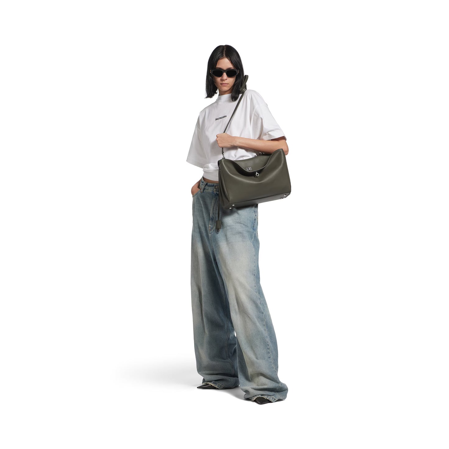 Rodeo Handbag Medium in Khaki