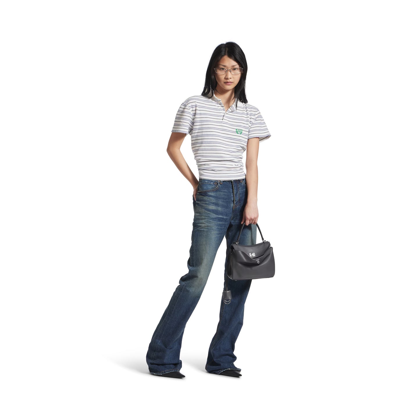 Balenciaga Rodeo Mini Handbag in Grey
