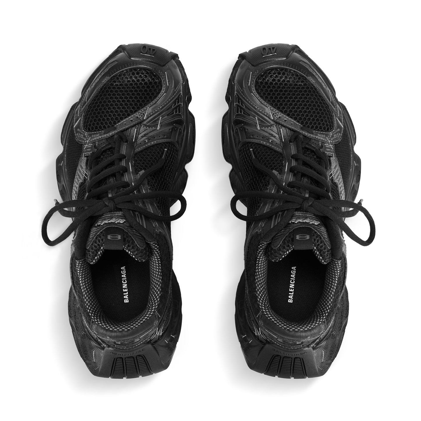 Women's Balenciaga Stapler Sneaker in Black