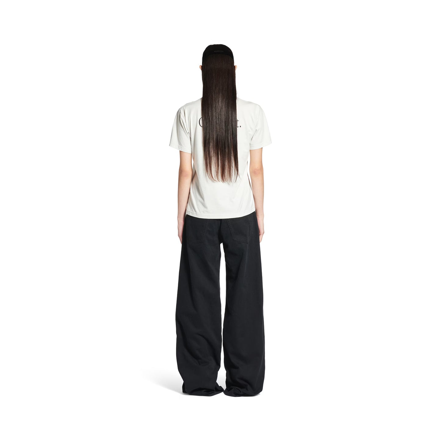 Balenciaga Knife Pump T-shirt Small Fit in Dirty White