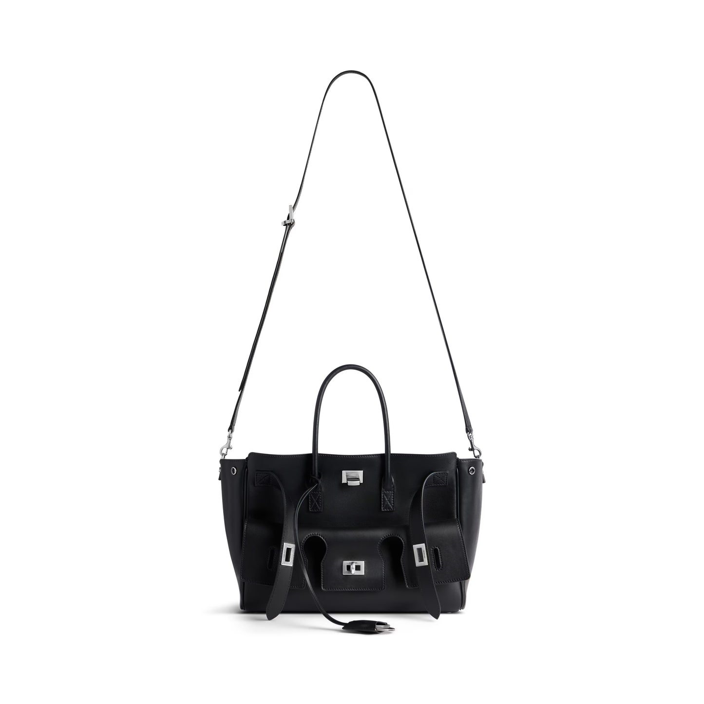 Balenciaga Bel Air Small Carry All Bag in Black