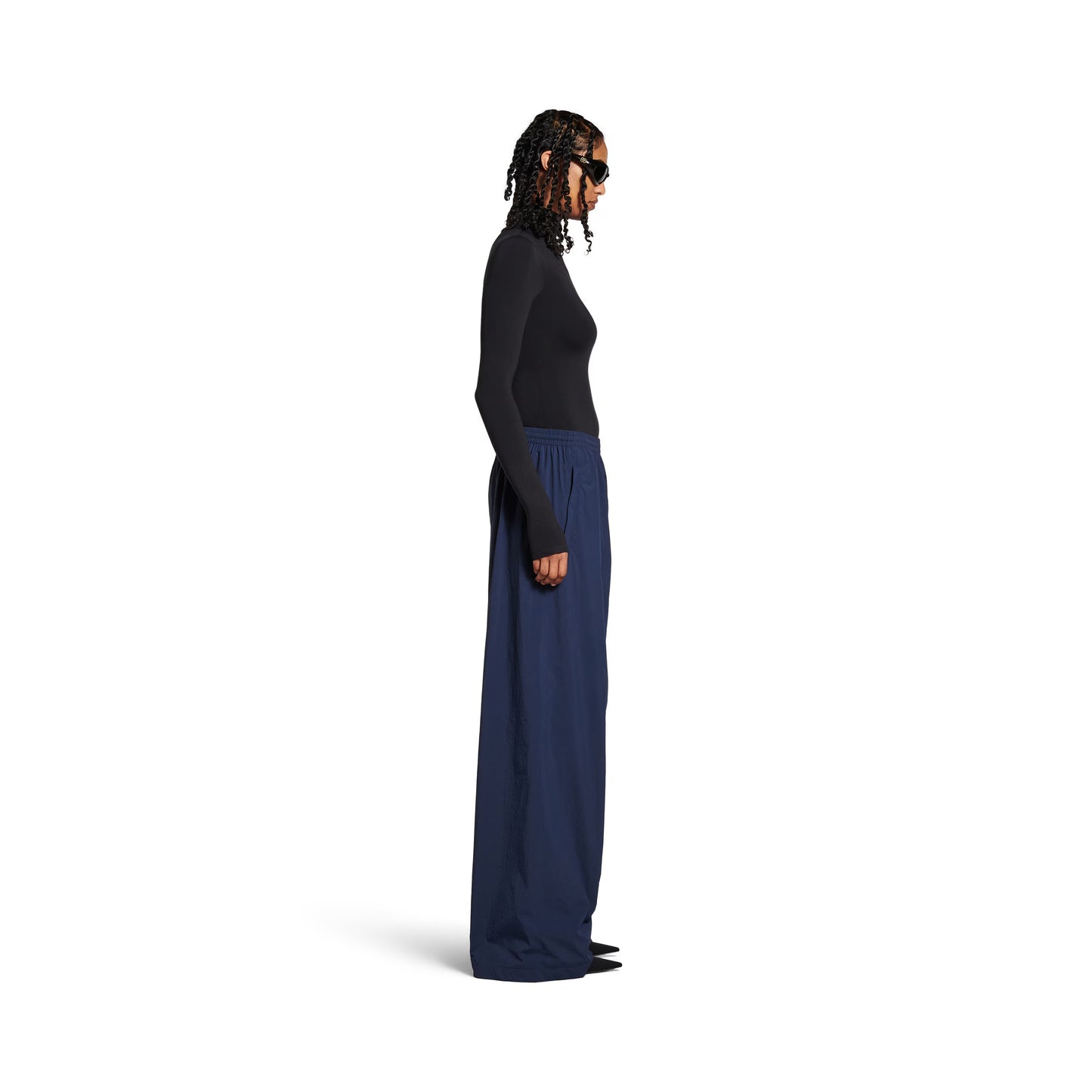 Balenciaga Tracksuit Pants in Navy