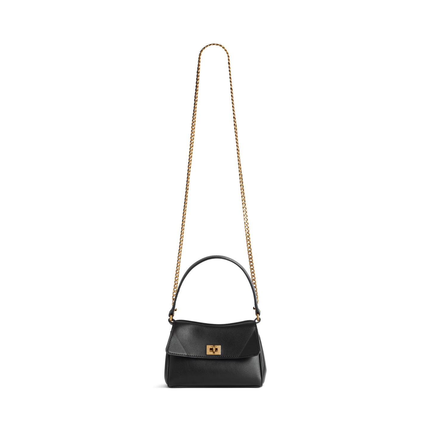 Balenciaga Rodeo Nano Bag With Chain in Black