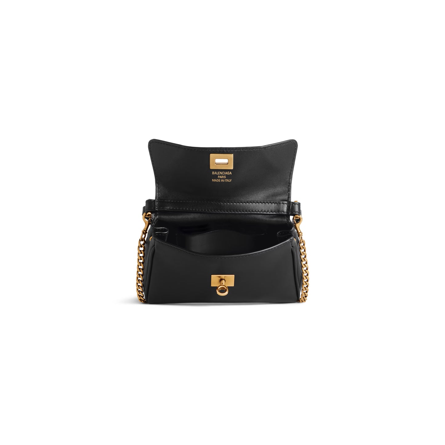 Balenciaga Rodeo Nano Bag With Chain in Black