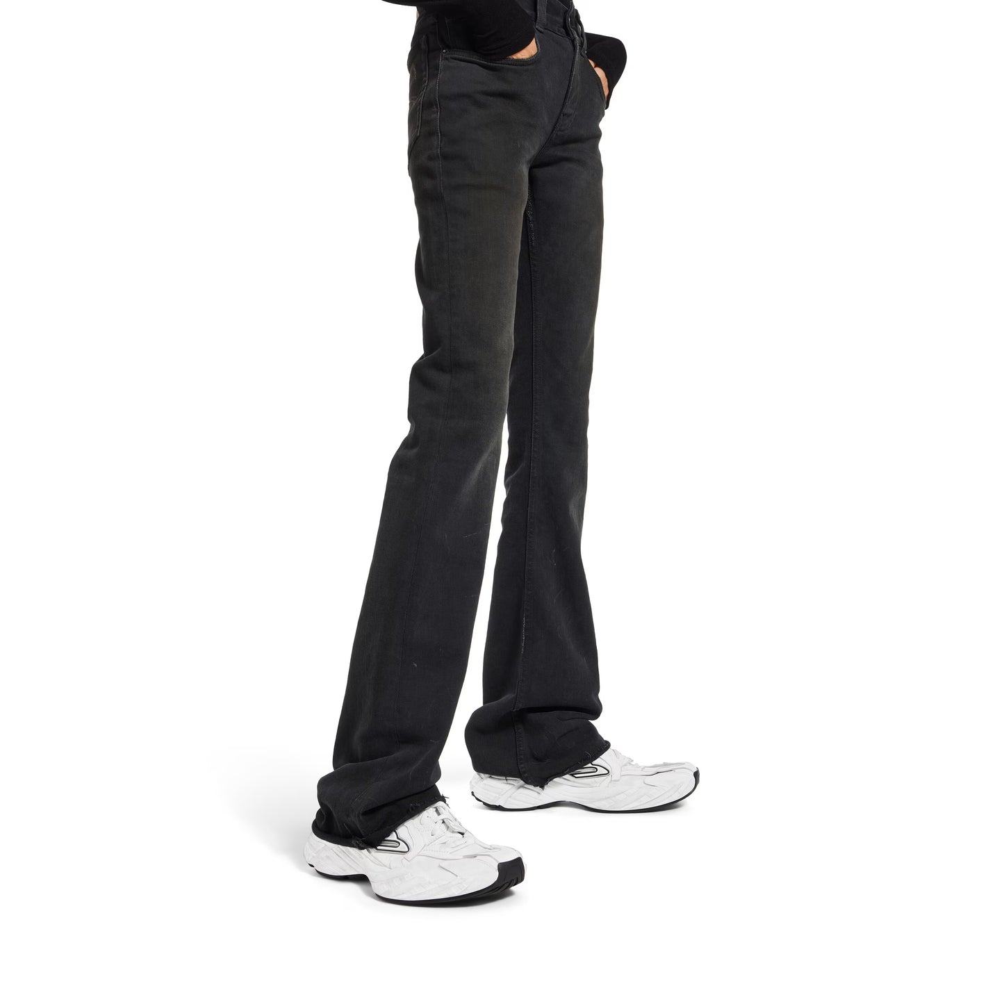 Women's Balenciaga Monday Shoe in White/black/grey