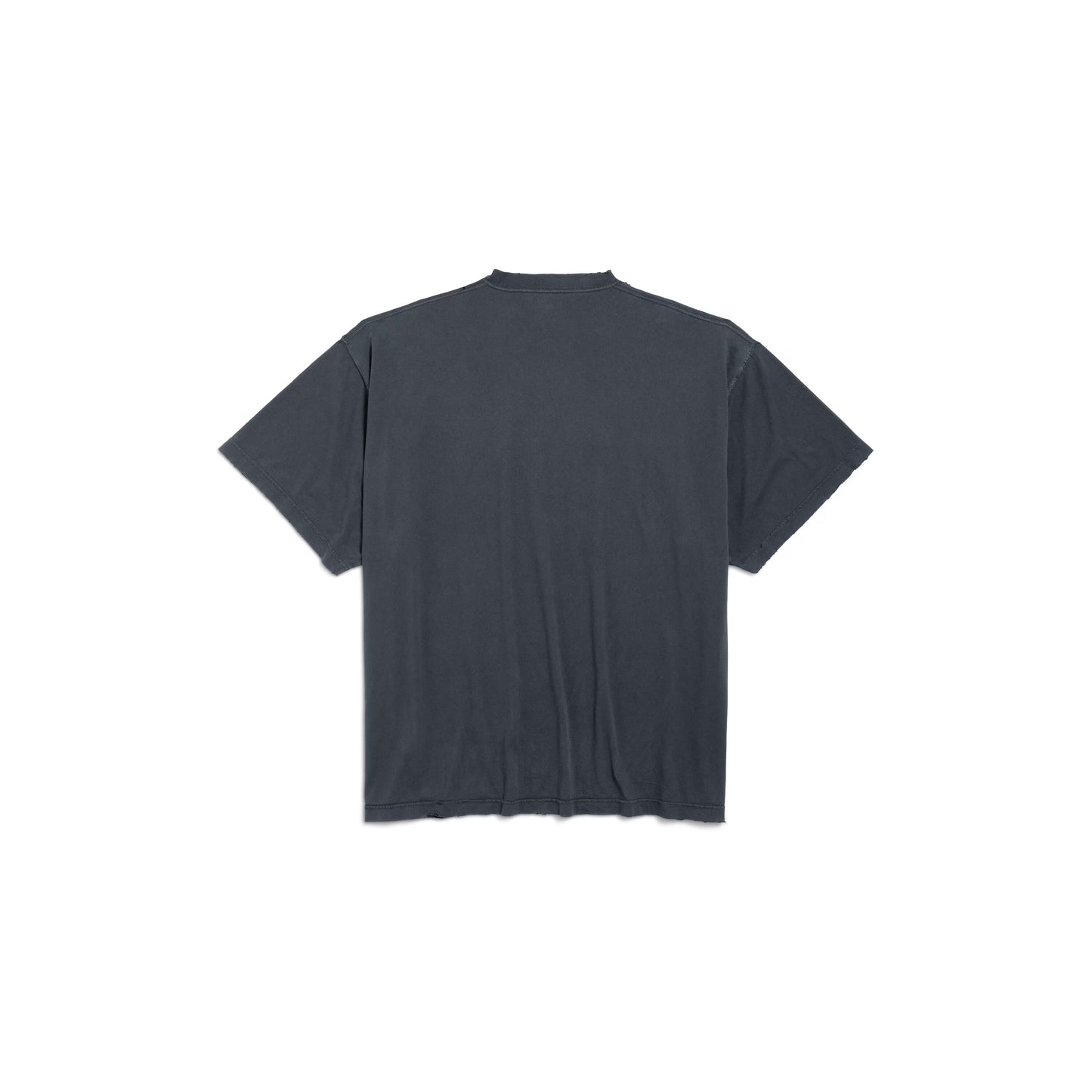 Balenciaga Fashion Designer Oversized T-shirt in Faded Black