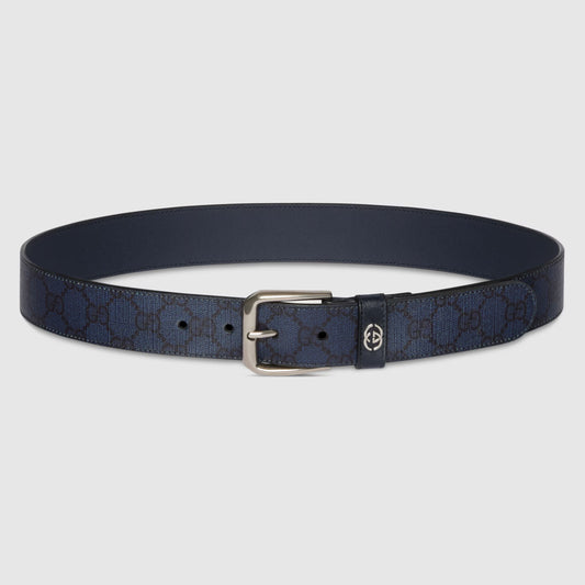 Belt with Interlocking G detail