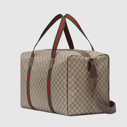 Gucci Large Duffle Bag With Web