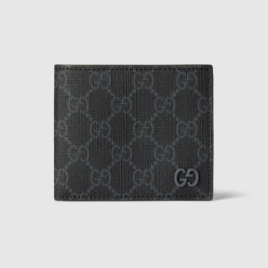 Grey interior GG bi-fold wallet