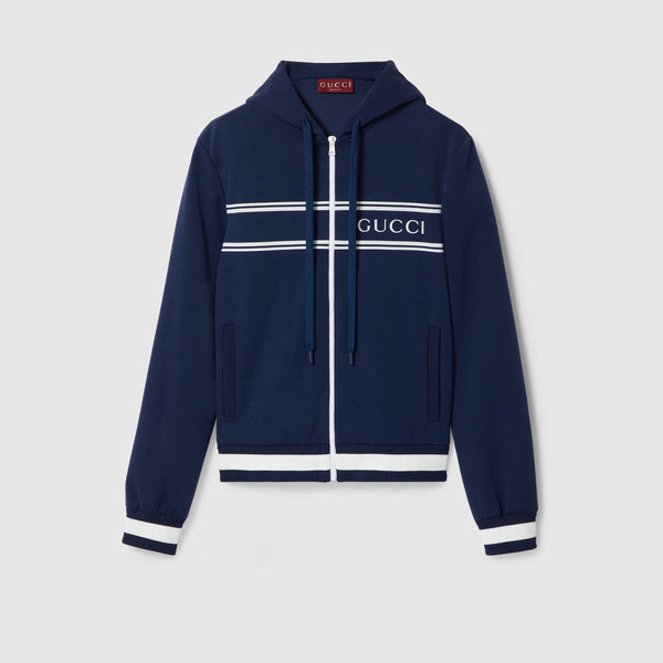 Technical Jersey Hooded Sweatshirt