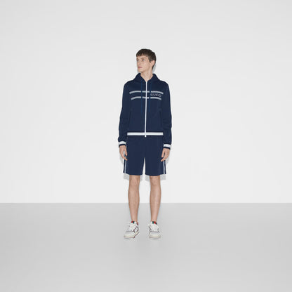 Gucci Technical Jersey Hooded Sweatshirt