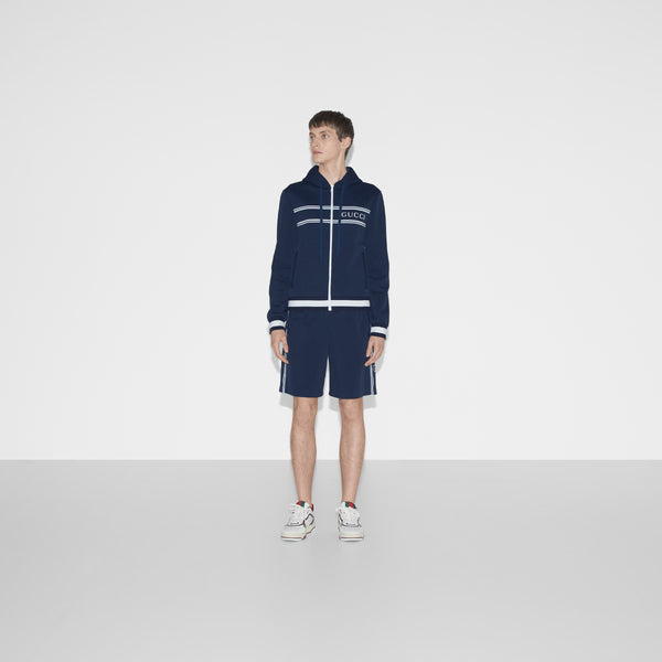 Technical Jersey Hooded Sweatshirt