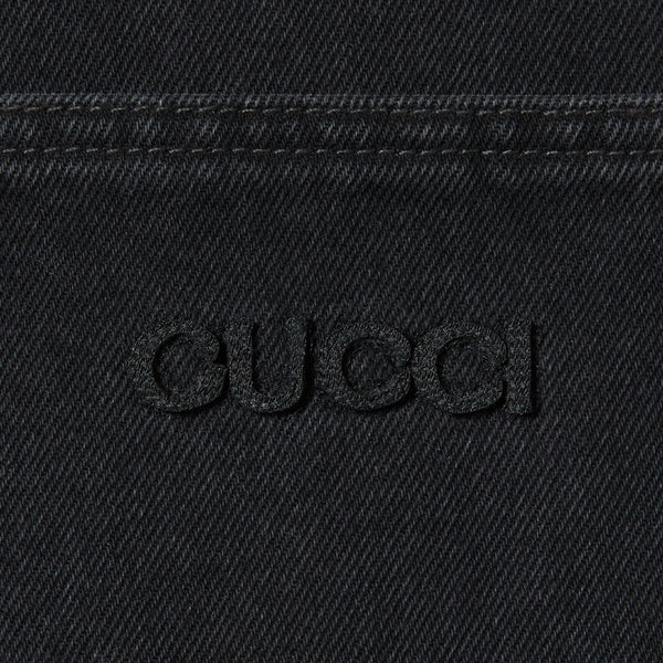 Denim Shirt With Gucci Embroidery
