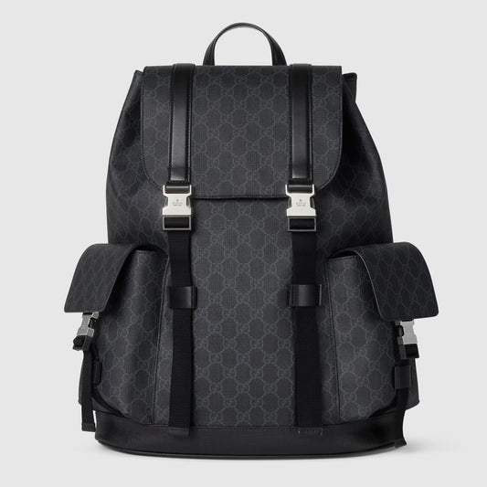 GG Black large backpack