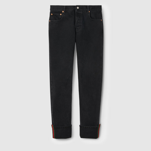 Denim Pant With Web
