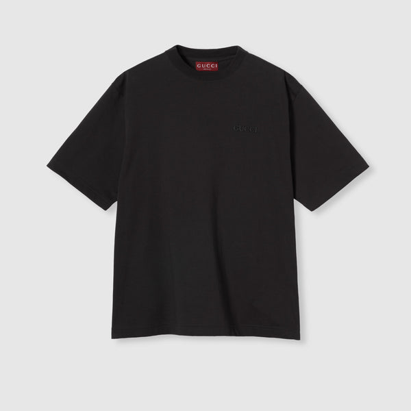 Cotton Jersey T-shirt With Embroidery