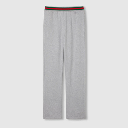 Gucci Cotton Jersey Jogging Pant With Web