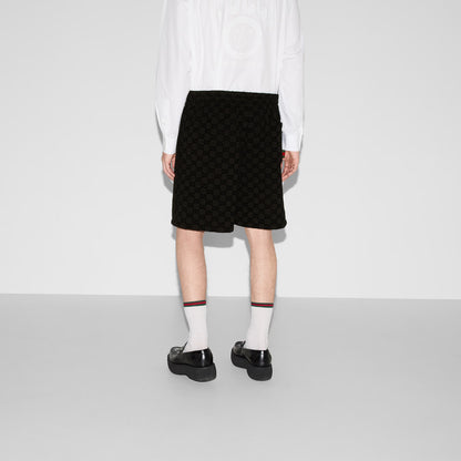 Printed Jersey Basketball Shorts