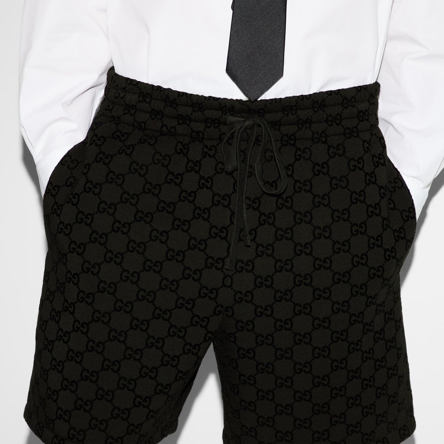 Printed Jersey Basketball Shorts