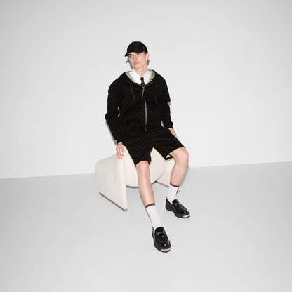 Printed Jersey Basketball Shorts