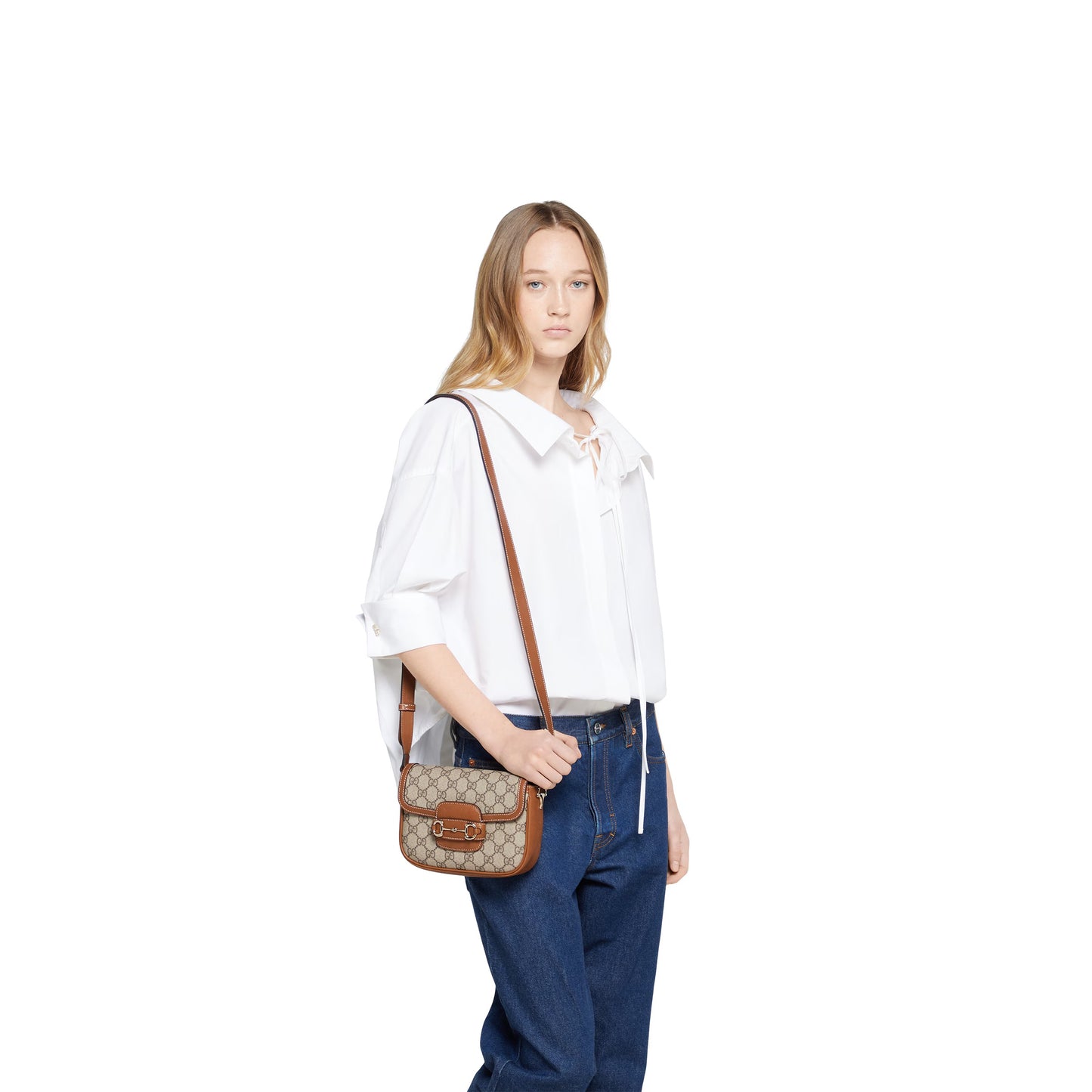 Gucci Horsebit 1955 Soft Small Shoulder Bag
