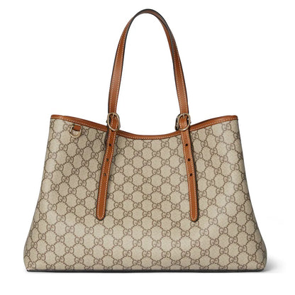Gucci GG Emblem Large Tote Bag