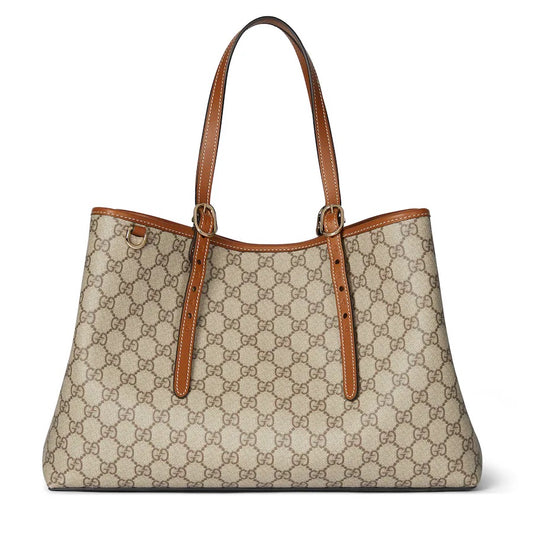 Gucci GG Emblem Large Tote Bag