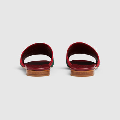 Women's Gucci Slide Sandal With Web