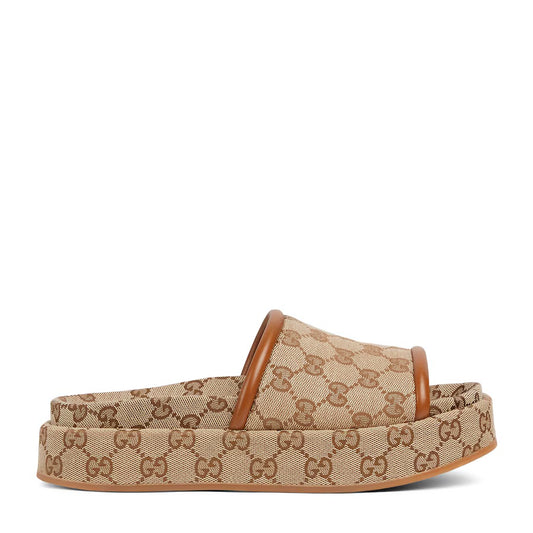 Women's Gucci GG platform sandal