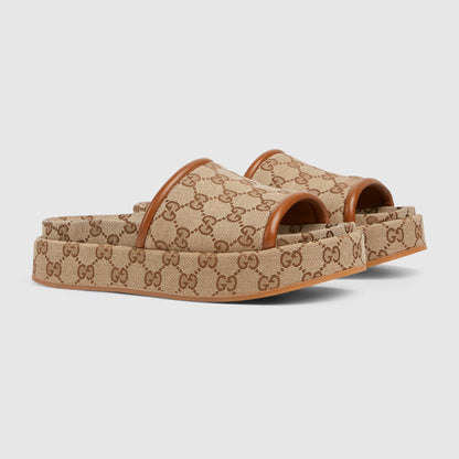 Women's Gucci GG platform sandal