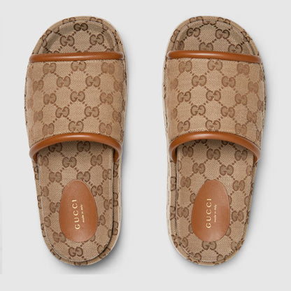 Women's Gucci GG platform sandal