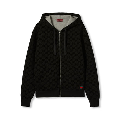 Printed Jersey Zip Sweatshirt