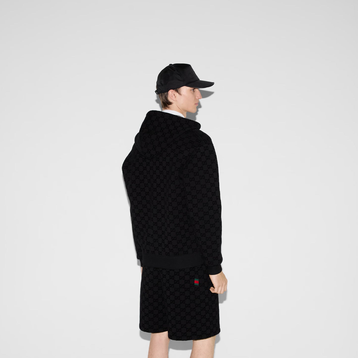 Printed Jersey Zip Sweatshirt