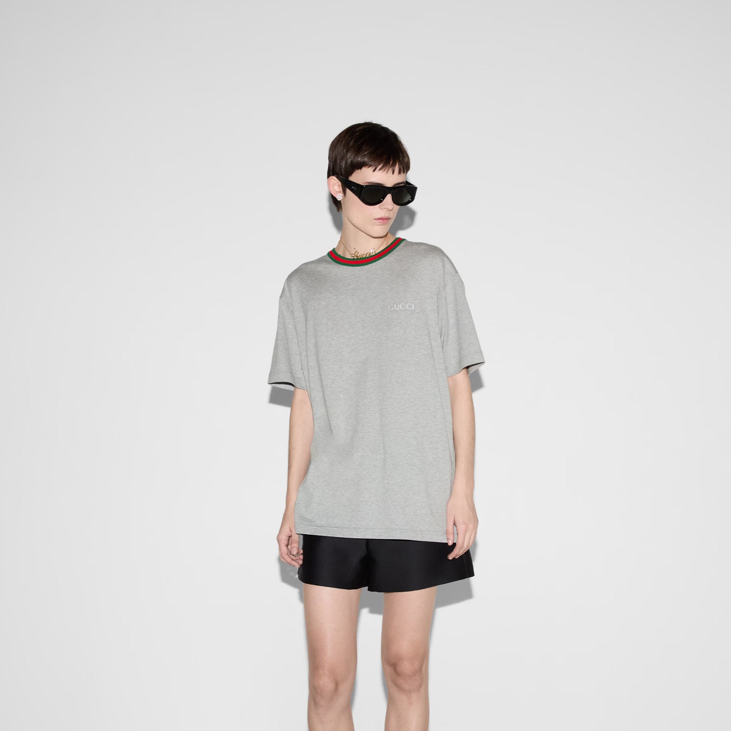 Gucci Jersey T-shirt With Web