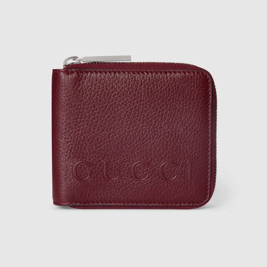 Zip coin wallet with logo