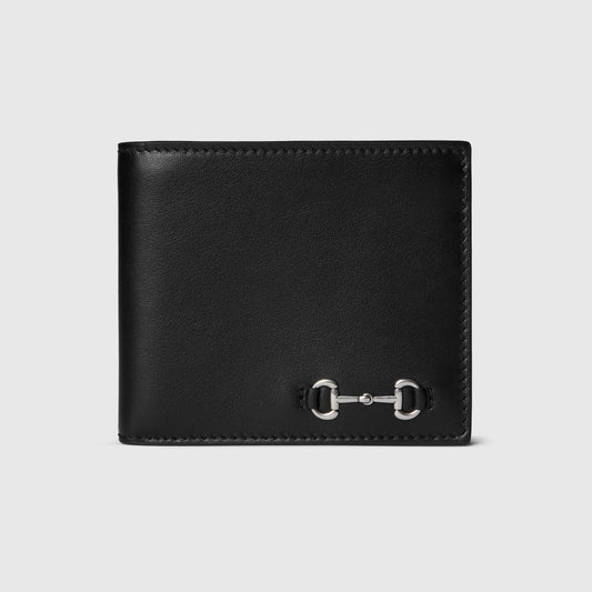 Bi-fold wallet with Horsebit