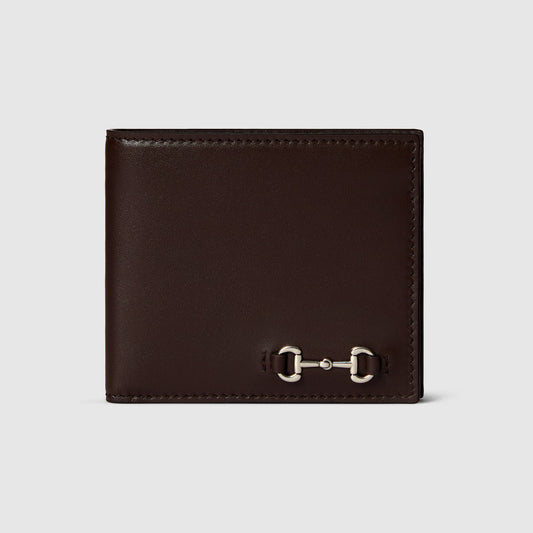 Bi-fold wallet with Horsebit