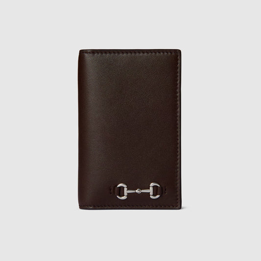 Long card case with Horsebit