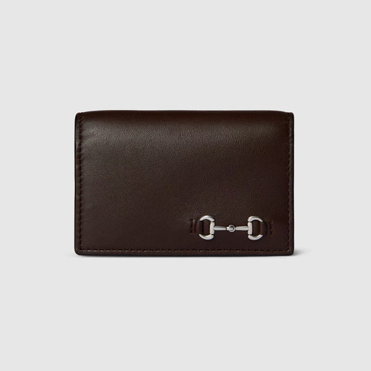 Long card case with Horsebit