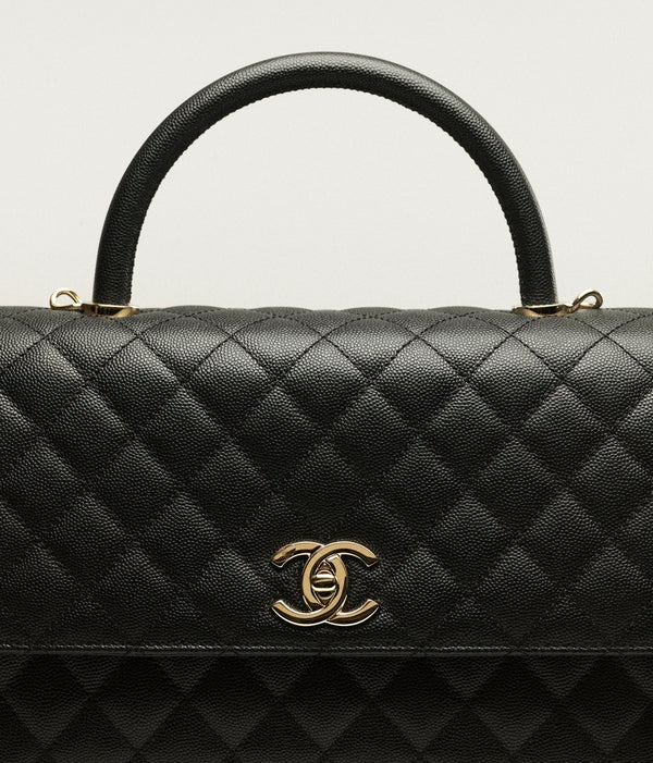 Maxi Flap Bag with Top Handle