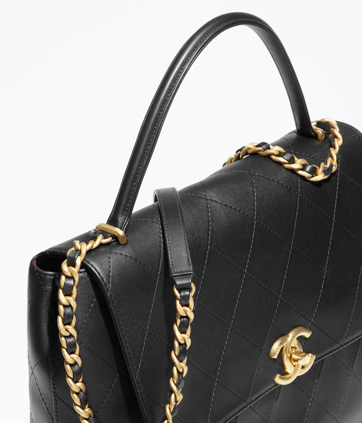 Chanel Maxi Flap Bag With Top Handle