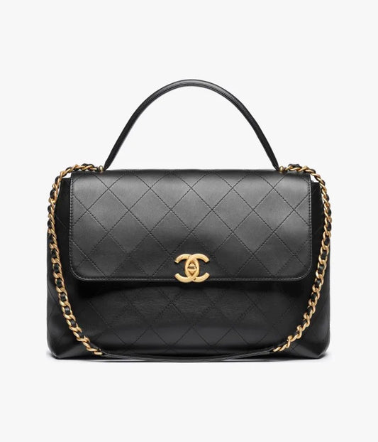 Chanel Maxi Flap Bag With Top Handle