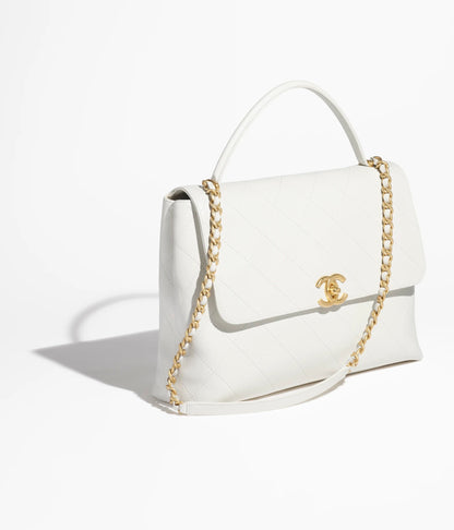 Chanel Maxi Flap Bag With Top Handle