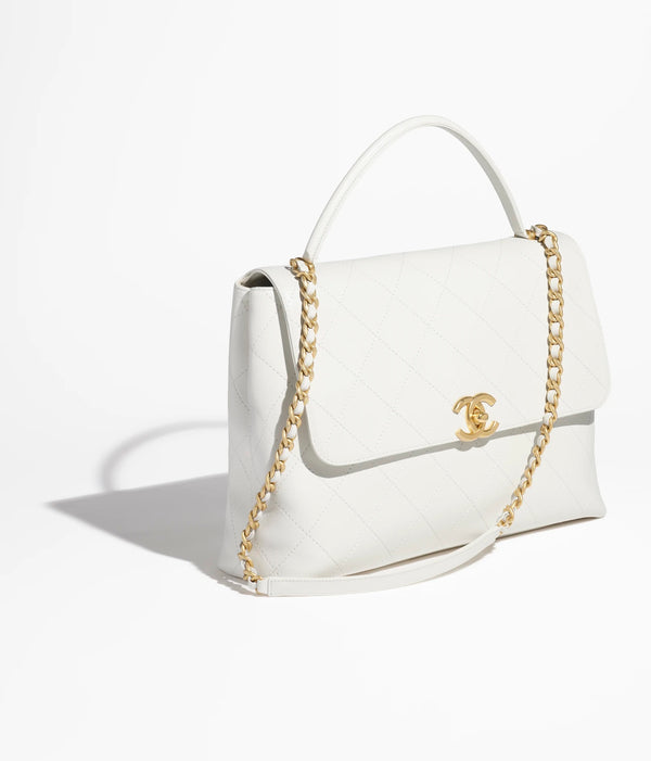 Maxi Flap Bag With Top Handle