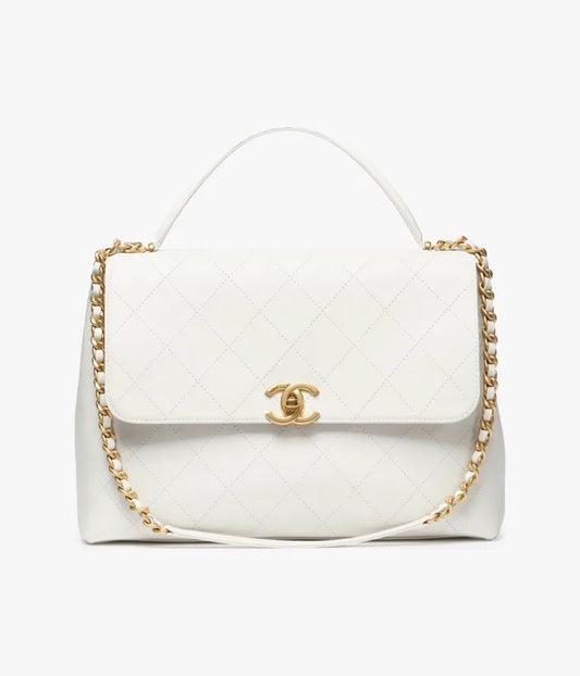 Chanel Maxi Flap Bag With Top Handle