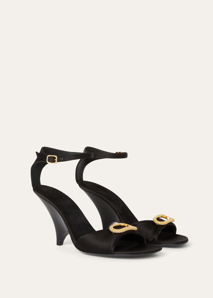 Loro Piana Olympia Heeled Sandal