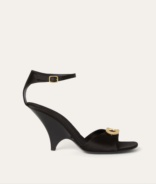 Loro Piana Olympia Heeled Sandal
