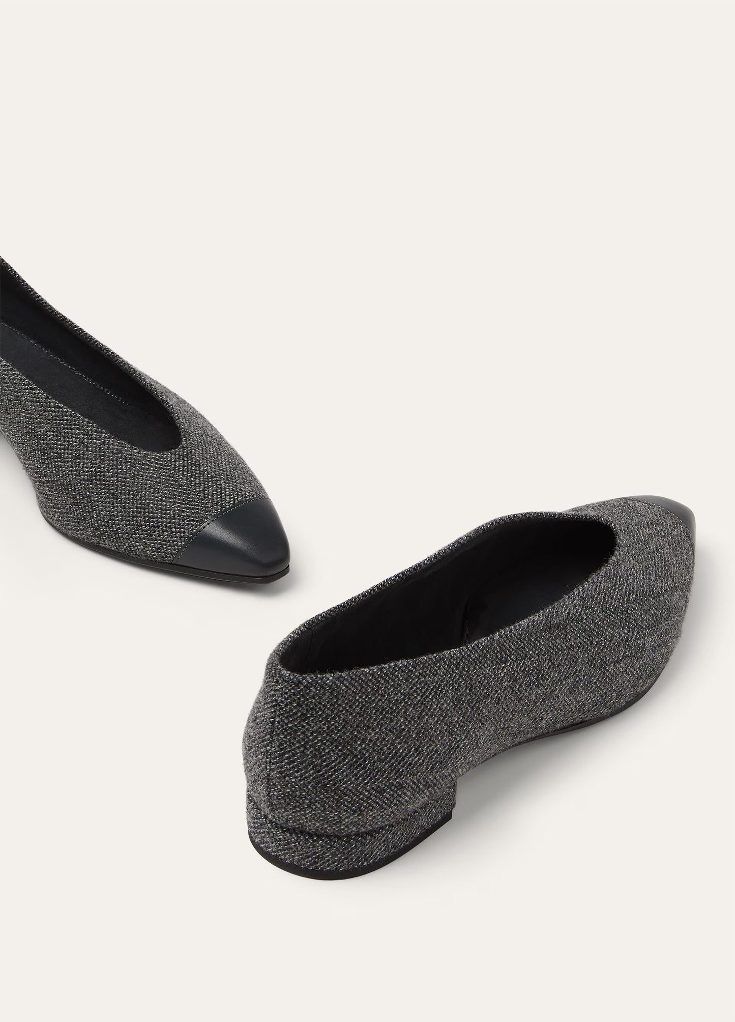 Loro Piana Rebecca Cap Toe Ballet Flat