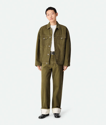Bottega Veneta Colored Turned Up Jeans