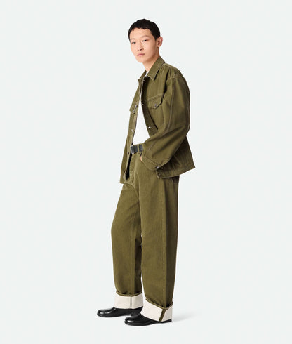 Bottega Veneta Colored Turned Up Jeans